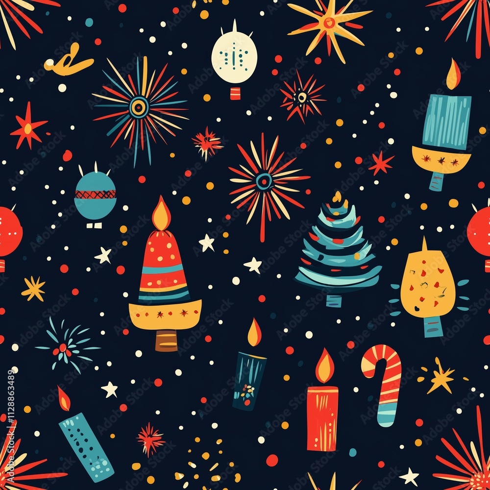 seamless pattern chinese new year mix seamless pattern chinese new year mix