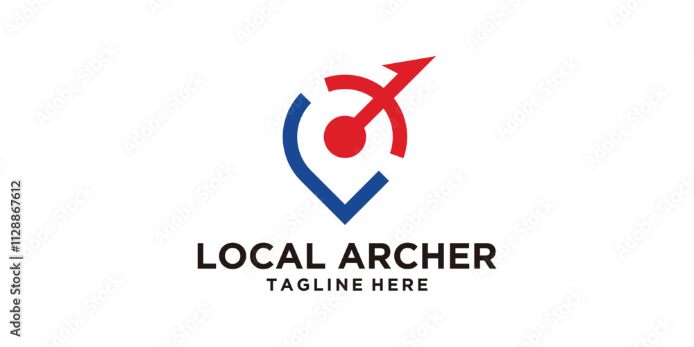 logo design location and archer,arrow,grow,pin,map,symbol,icon,idea,creative logo design location and archer,arrow,grow,pin,map,symbol,icon,idea,creative