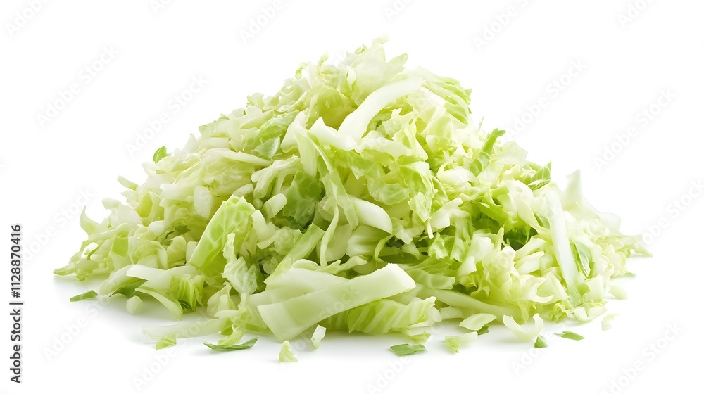 Chopped Potato Chopped cabbage isolated in white background Chopped Potato Chopped cabbage isolated in white background