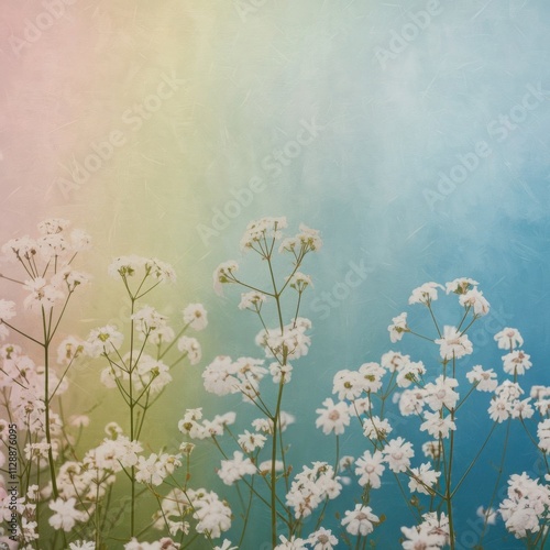grunge floral background