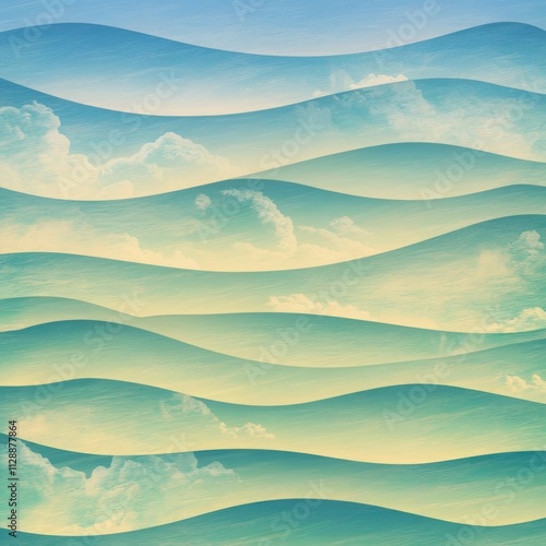 abstract background with waves