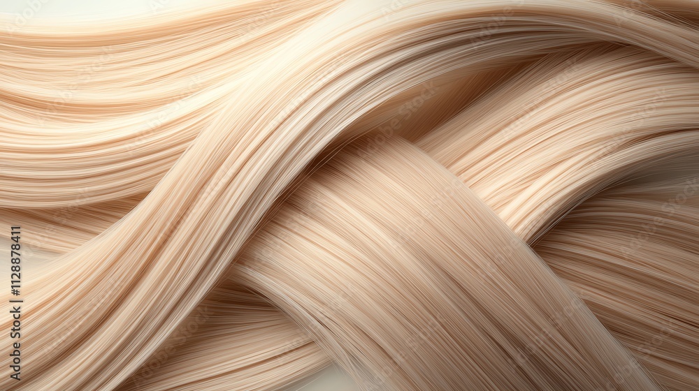 3D render of split hair ends, vividly detailed 3D render of split hair ends, vividly detailed