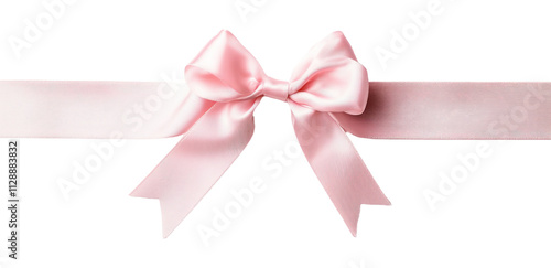 PNG Pink ribbon with a bow accessories decoration accessory.