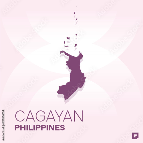 Cagayan vector map, Vector map of Cagayan, editable eps, AI files, Vector illustration of Cagayan vector map