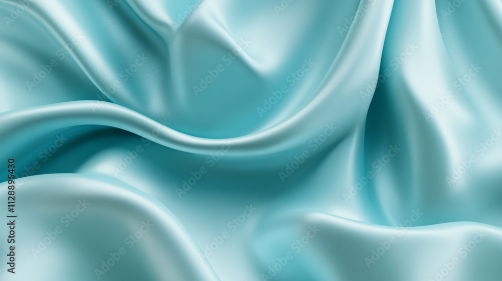 Obraz premium A minimalistic smooth background in a blue gradient, offering a calm and professional look, ideal for presentations and digital designs.