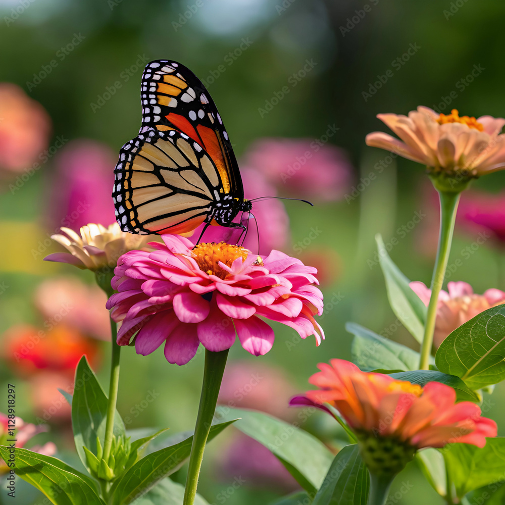 butterfly and flower