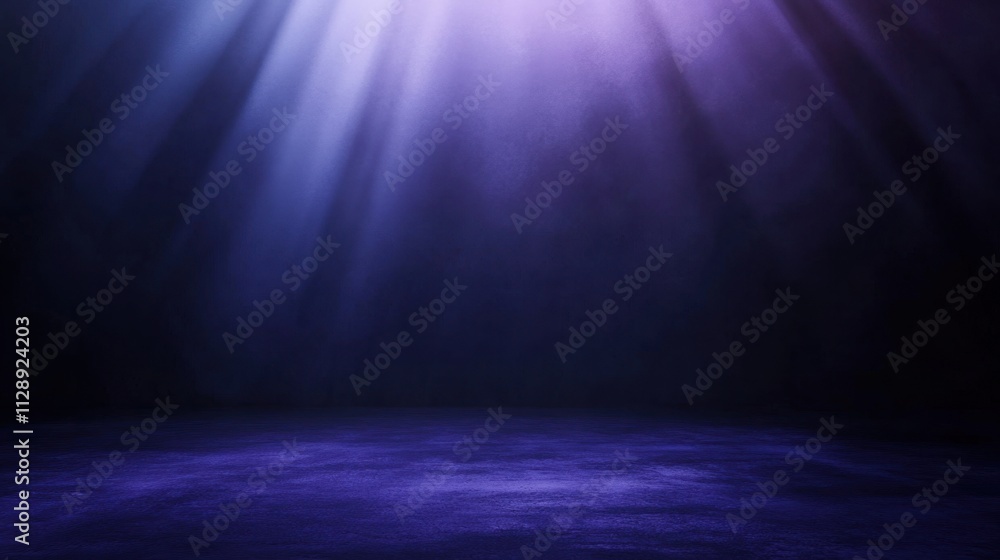 Dramatic Abstract Background with Purple Light Rays and Darkness Dramatic Abstract Background with Purple Light Rays and Darkness