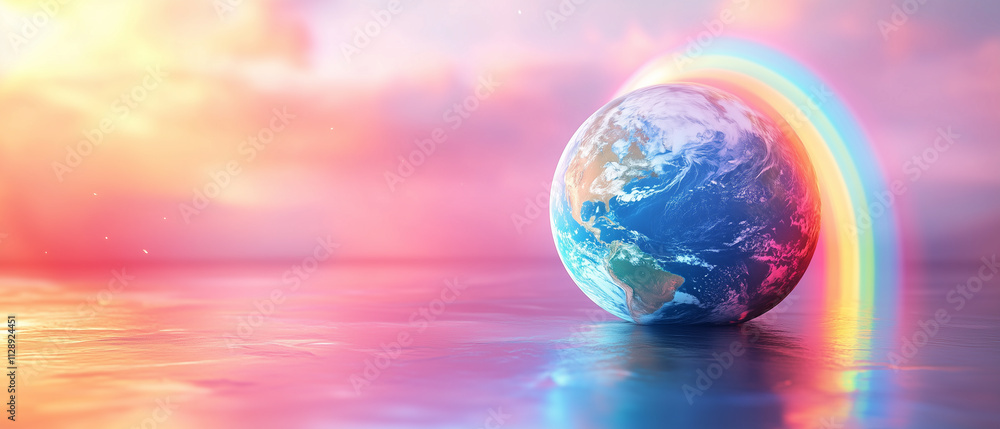 Earth, Rainbow, Hope, Serenity. Earth, Rainbow, Hope, Serenity.