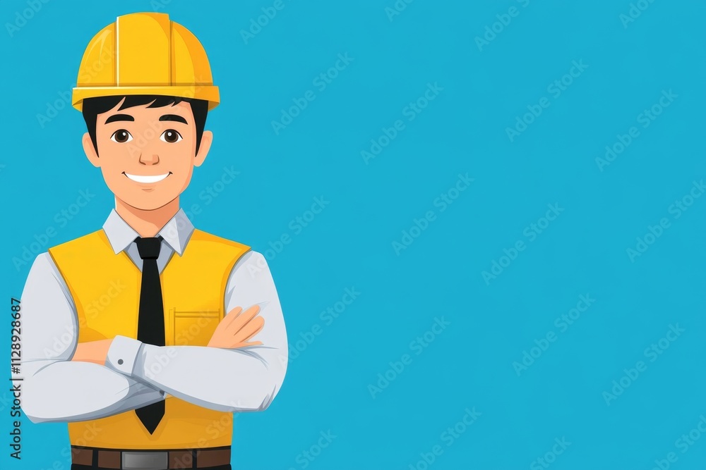 A sleek icon of an engineer holding a wrench, symbolizing problem-solving in a modern, minimal style A sleek icon of an engineer holding a wrench, symbolizing problem-solving in a modern, minimal style