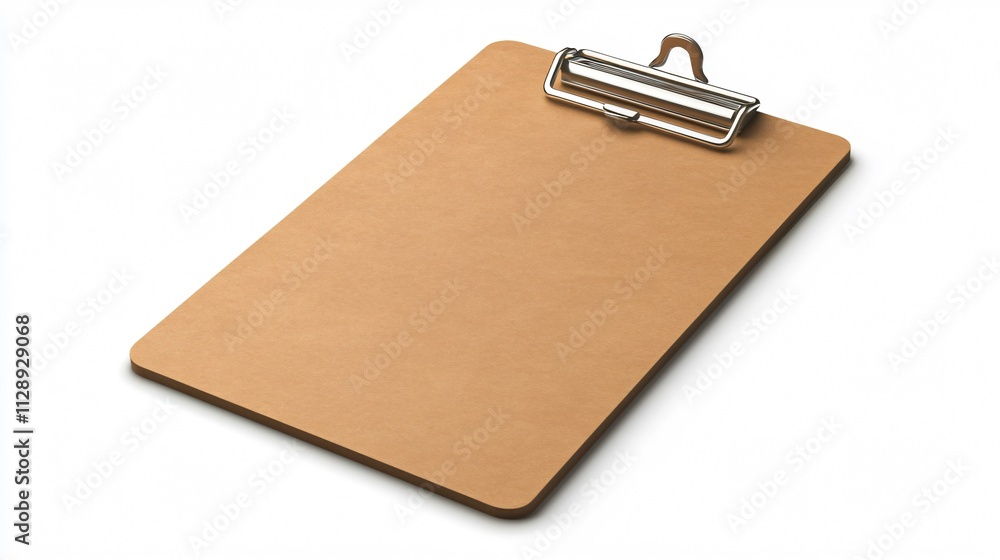 Professional 2D Report Paper Clipboard with Note Paper Checklist Professional 2D Report Paper Clipboard with Note Paper Checklist