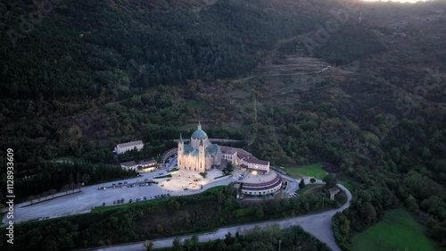Wallpaper Mural CASTEL PETROSO SEEN FROM ABOVE ILLUMINATED, JUST BEFORE DARKNESS 2 Torontodigital.ca