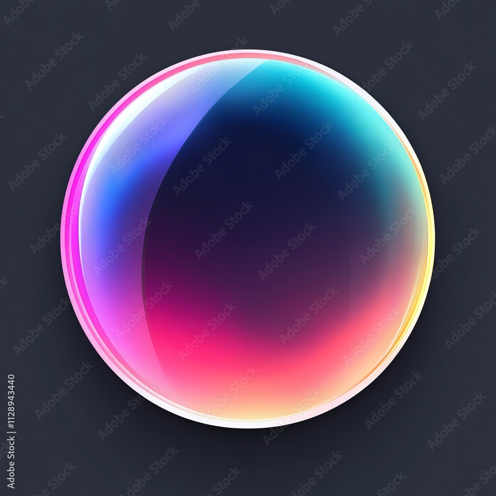 Abstract Colorful Gradient Circle Graphic Design Abstract Colorful Gradient Circle Graphic Design