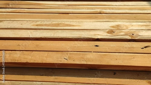 teak wood has been cut
