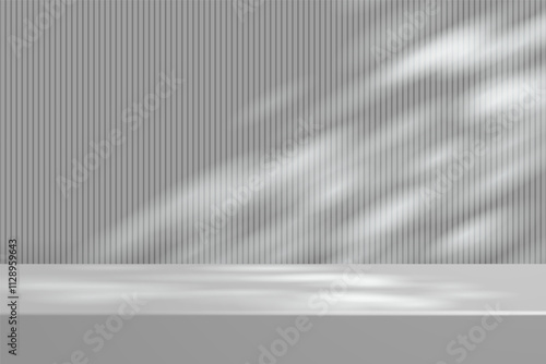 Empty studio base and light and shadow backgound. product display Free Vector. 