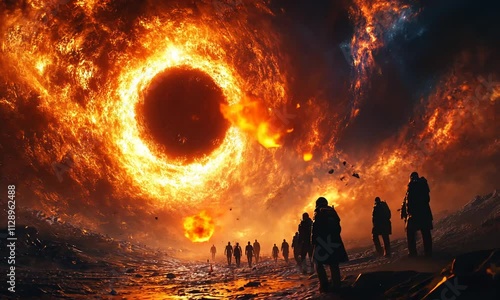 Apocalyptic Ring of Fire: Humanity's Exodus