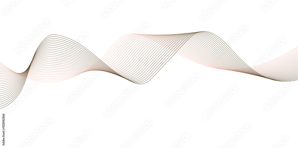 colorful wavy striped line smooth glowing wave line dynamic texture isolated on white background design. . Vector illustration. colorful wavy striped line smooth glowing wave line dynamic texture isolated on white background design. . Vector illustration.