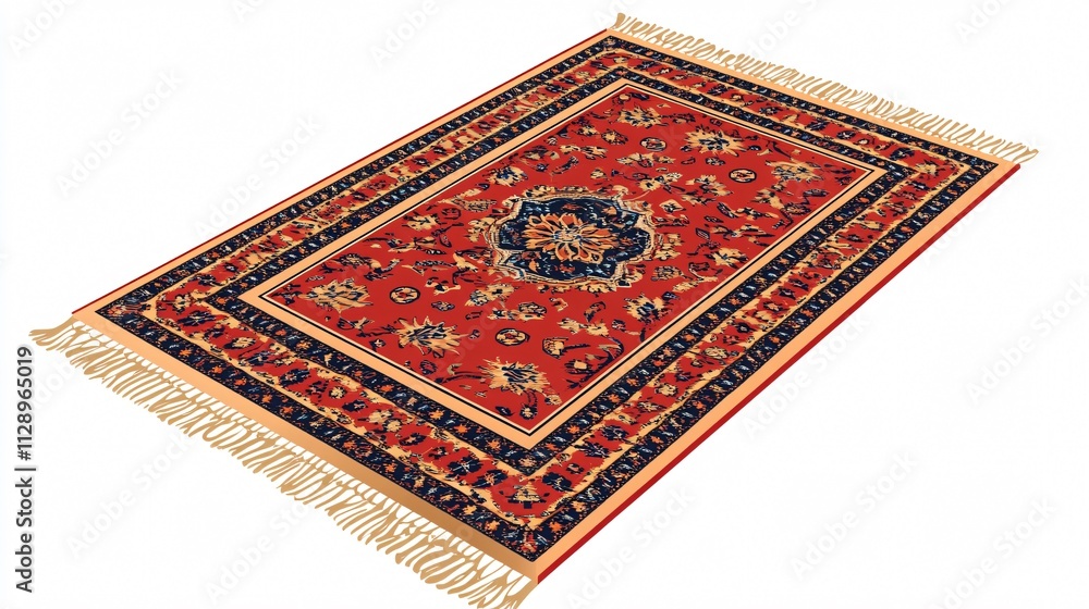 Modern Carpet Rug Vector Illustration for Interior Design Projects Modern Carpet Rug Vector Illustration for Interior Design Projects