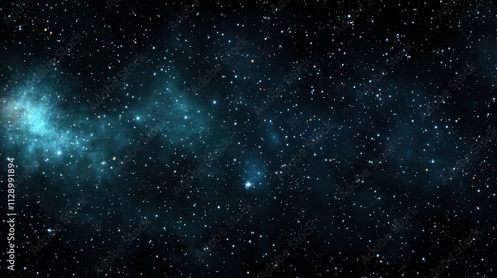Fototapeta premium A dark blue sky with a few stars scattered throughout
