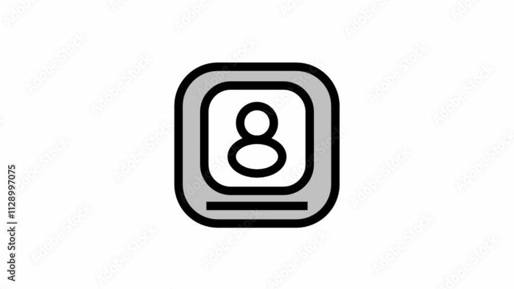 Modern distance learning animated icon - education and schooling design Modern distance learning animated icon - education and schooling design
