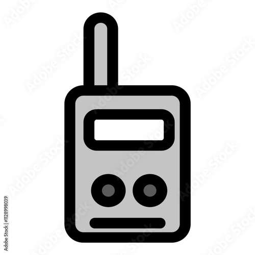Military radio symbol - Military icon.