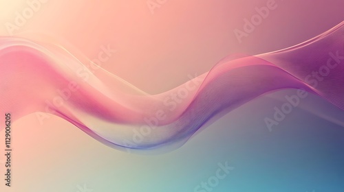Wallpaper Mural Abstract Pink and Teal Wave Design Background Torontodigital.ca