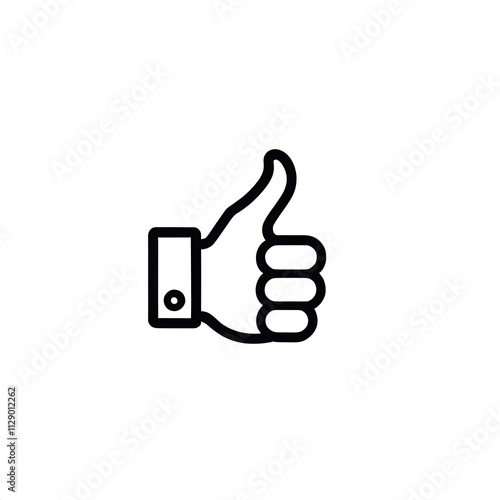 Thumbs Up Icon: Positive Feedback Symbol