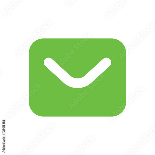 A pixelated, lime-green, rectangular emoticon with a frowning expression.
