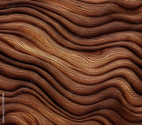 Natural Wood Grain Textured Background
