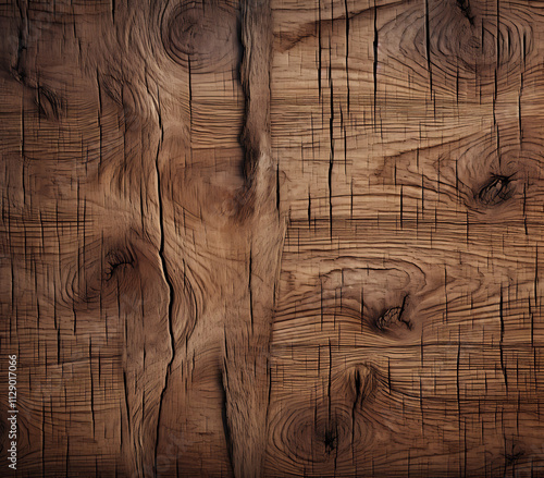 Natural Wood Grain Textured Background