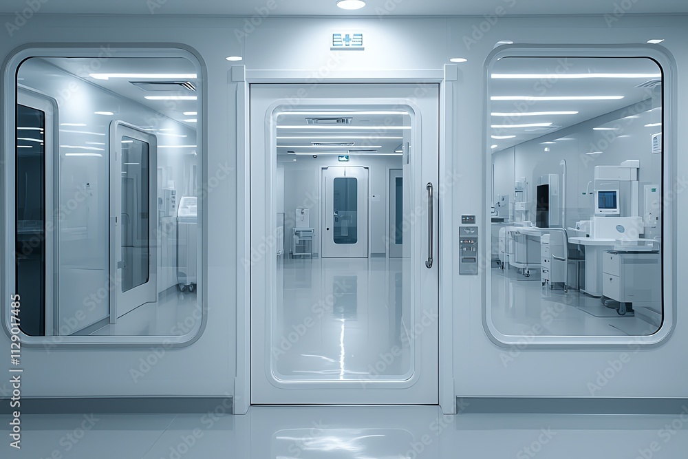A sleek and sterile laboratory environment featuring modern equipment and gleaming surfaces, emphasizing cleanliness and advanced technology A sleek and sterile laboratory environment featuring modern equipment and gleaming surfaces, emphasizing cleanliness and advanced technology