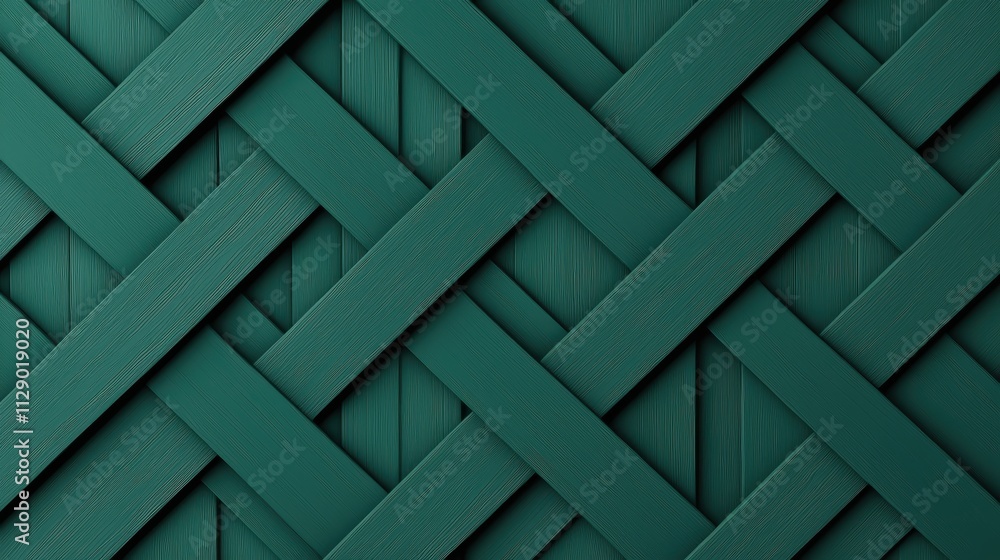 Green Woven Texture Background with Intricate Pattern Design Green Woven Texture Background with Intricate Pattern Design