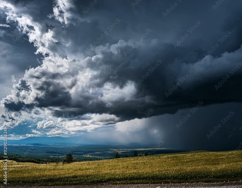 The dark sky with heavy clouds converging and a violent storm before the rain.Bad or moody The dark sky with heavy clouds converging and a violent storm before the rain.Bad or moody