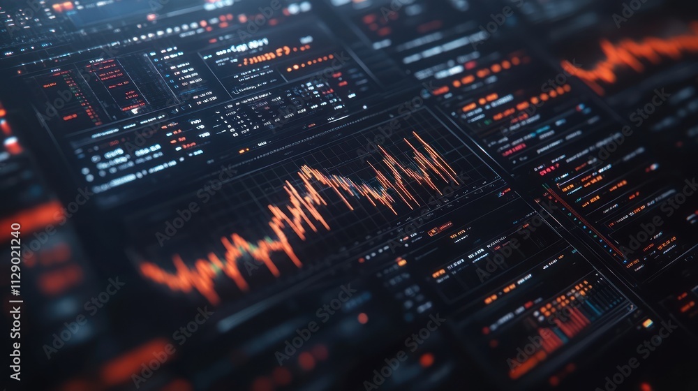 Intricate Data Visualization: A Glimpse into the World of Financial Markets Intricate Data Visualization: A Glimpse into the World of Financial Markets