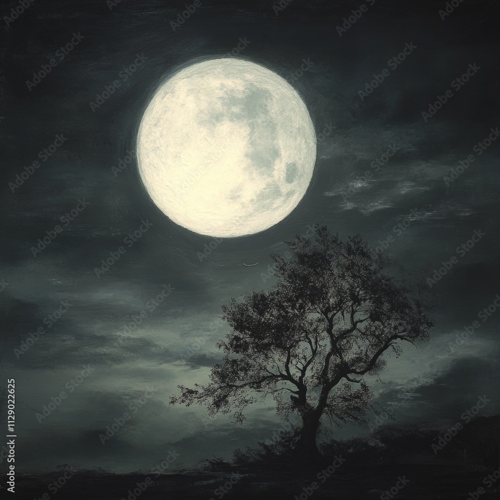 Super full moon with dark background Super full moon with dark background