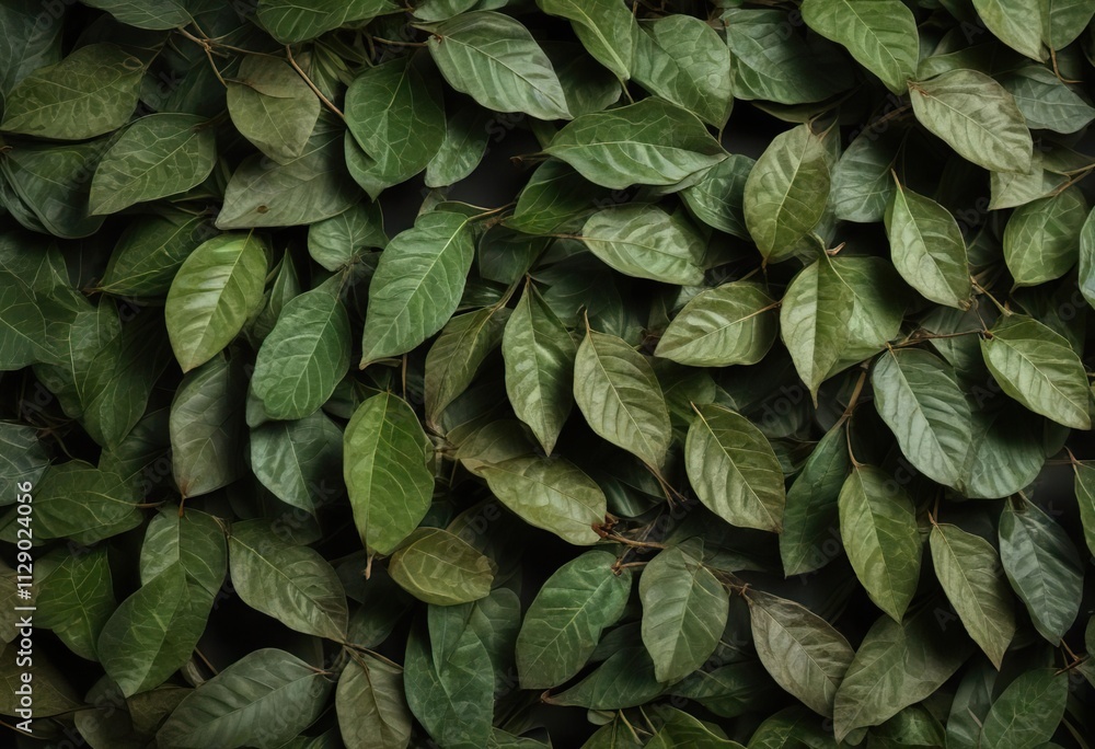 Fototapeta premium Abstract background of dry Java plum leaf with fine green fibers, abstract texture, nature-inspired art, foliage texture
