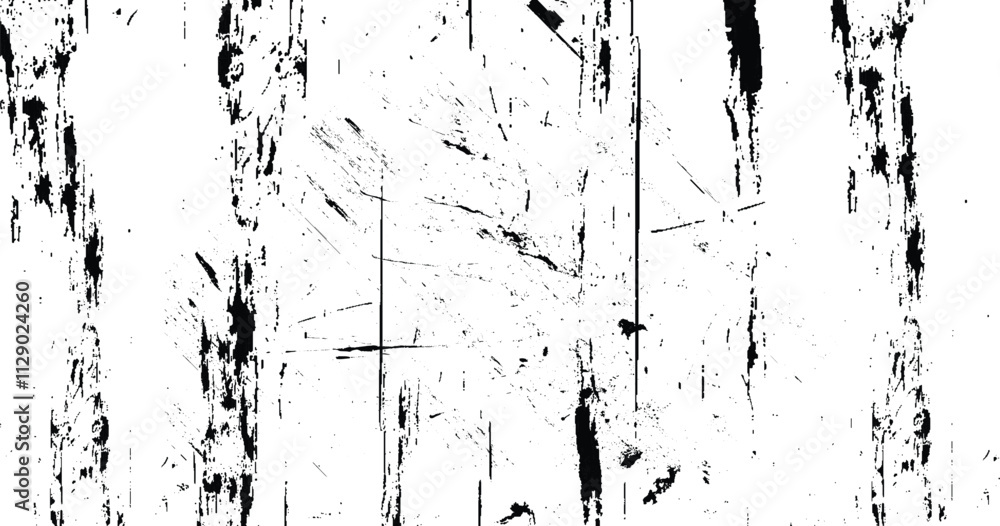 Overlay aged grainy messy template. Distress urban used texture. Grunge rough dirty background. Brushed black paint cover. 