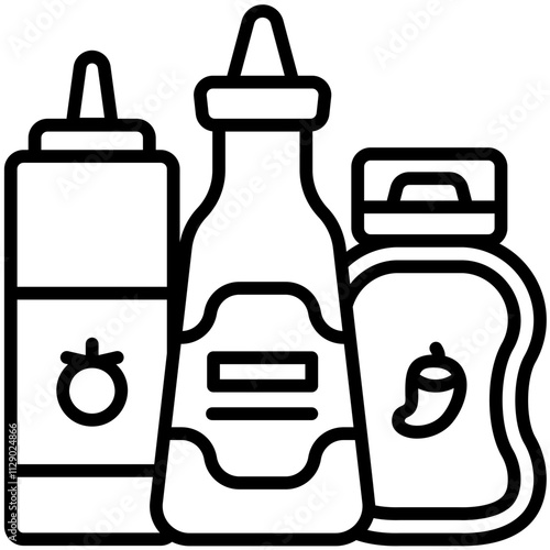 Ketchup Line icon