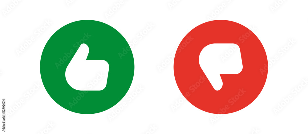 Like and dislike icons, symbols, vector design, 10 eps. Like and dislike icons, symbols, vector design, 10 eps.