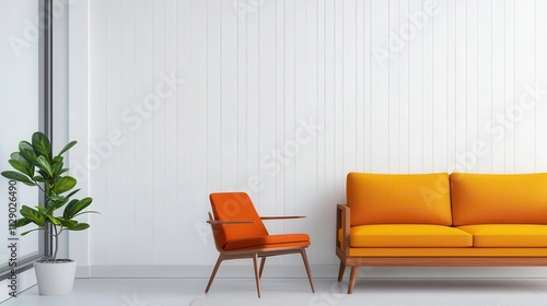 Wallpaper Mural Airy living room with retractable glass walls connecting to an outdoor patio, Modern home, Indooroutdoor harmony Torontodigital.ca