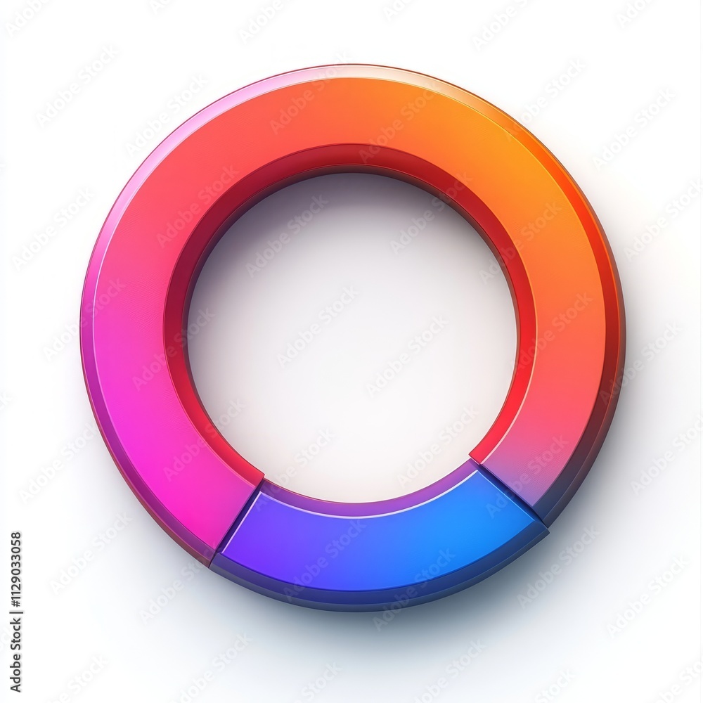 Colorful Gradient Circle Graphic Design Colorful Gradient Circle Graphic Design