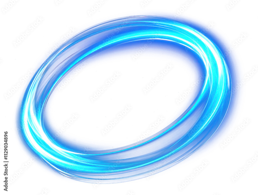 PNG Glowing light effect abstract circle blue. PNG Glowing light effect abstract circle blue.
