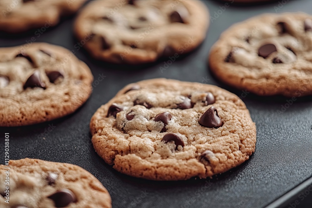 Delicious Chocolate Chip Cookies Baked Fresh From Oven Delicious Chocolate Chip Cookies Baked Fresh From Oven