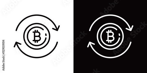 ビットコインのシンプルなアイコン