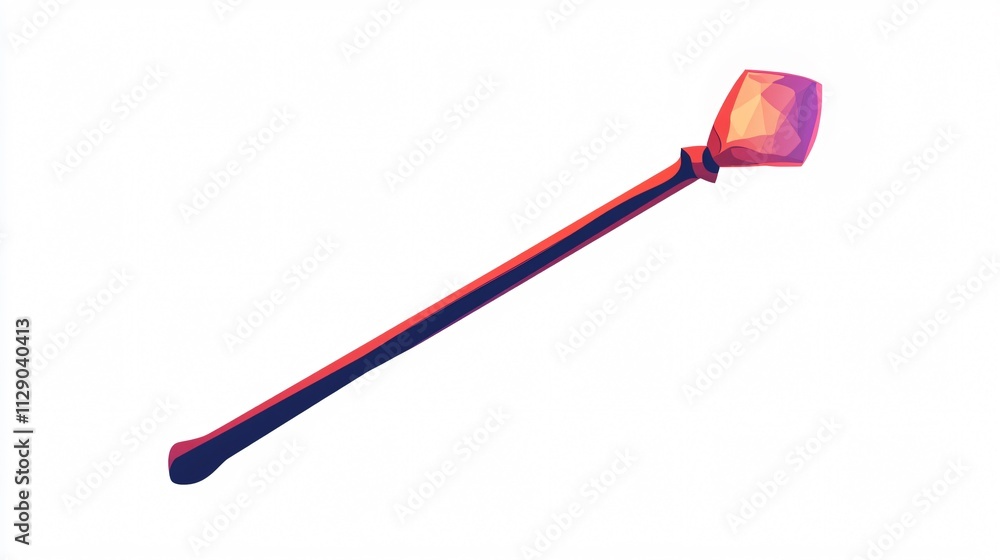 Enchanting Magician Wand Stick Vector Isolated Illustration for Magic Shows Enchanting Magician Wand Stick Vector Isolated Illustration for Magic Shows