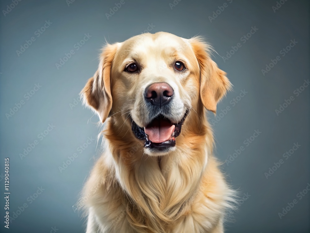 Isolated Golden Retriever on a Clear Background, Perfect for Graphic Design and Marketing Needs, Showcasing the Playful Nature and Friendly Personality of This Beloved Breed Isolated Golden Retriever on a Clear Background, Perfect for Graphic Design and Marketing Needs, Showcasing the Playful Nature and Friendly Personality of This Beloved Breed
