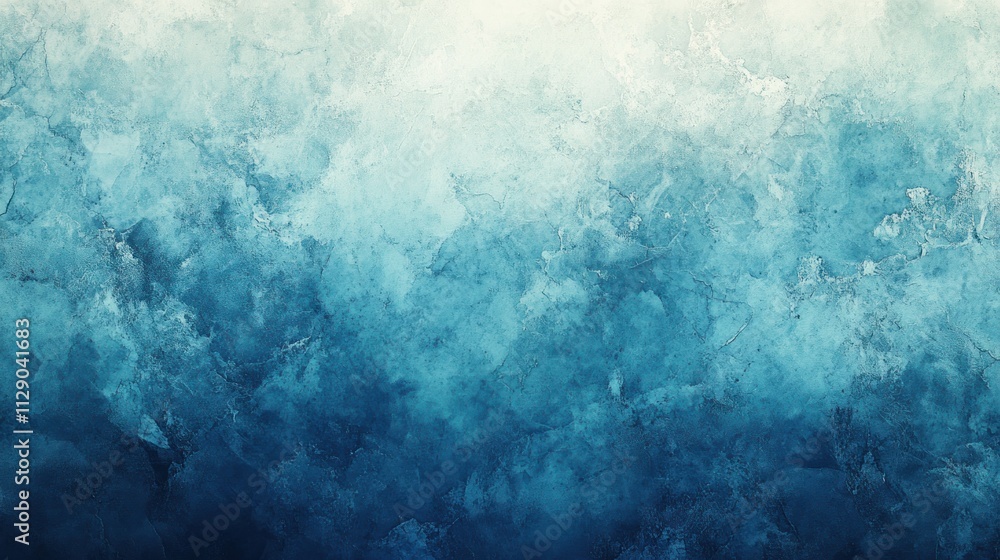 Abstract Blue Watercolor Texture: Serene Ocean Depth Abstract Blue Watercolor Texture: Serene Ocean Depth