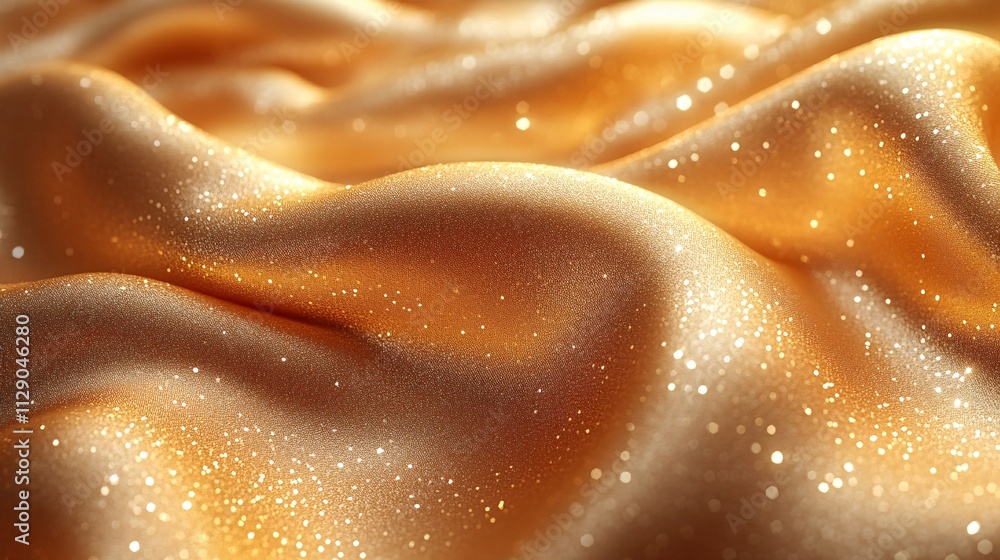 Soft Golden Velvet Background with Sparkles Soft Golden Velvet Background with Sparkles