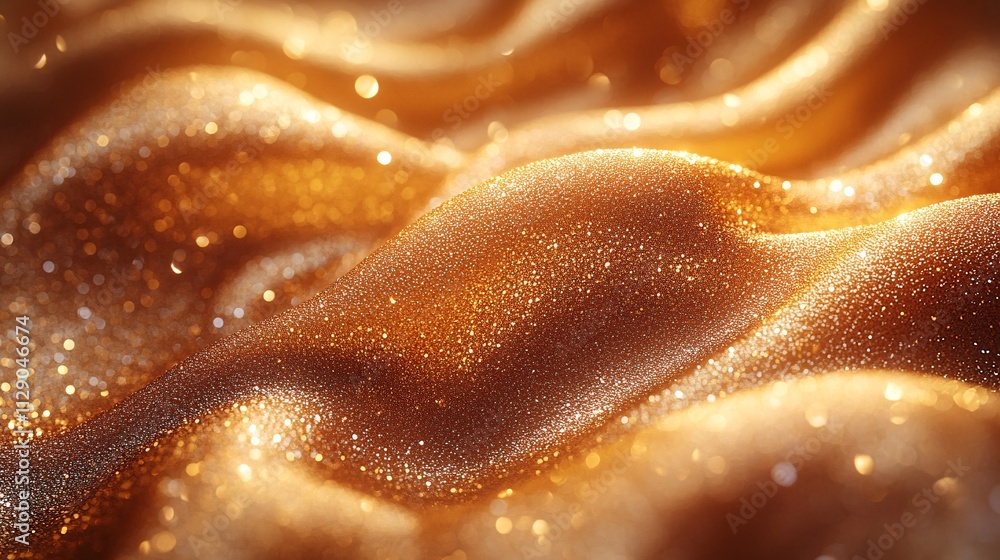 Rich Velvet Texture in Glowing Gold Tones Rich Velvet Texture in Glowing Gold Tones