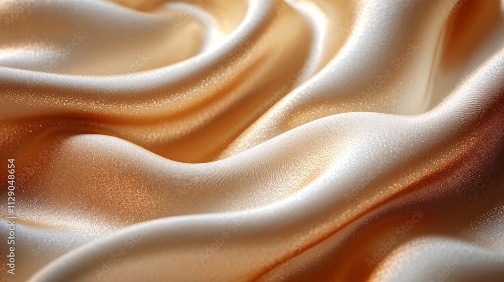 Soft Golden Velvet Fabric with Subtle Lighting Soft Golden Velvet Fabric with Subtle Lighting