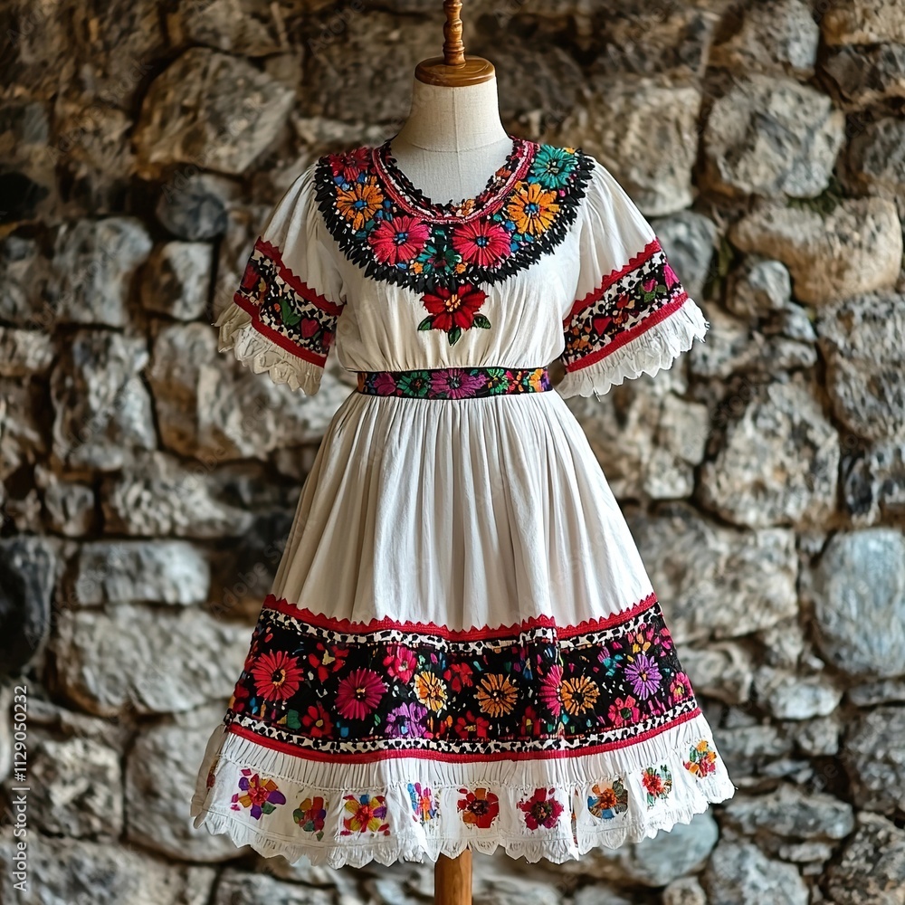 timeless huipil dress on mannequin mexican clothes timeless huipil dress on mannequin mexican clothes